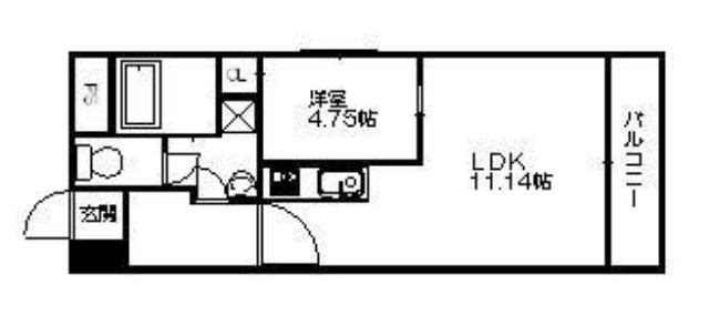 サウスコート 間取り図