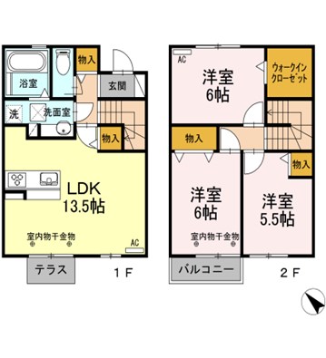 ウィル富塚 間取り