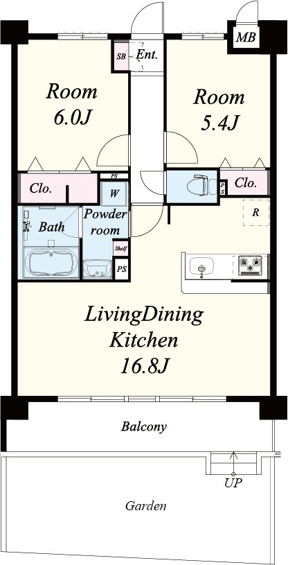 ザクシフ 間取り図