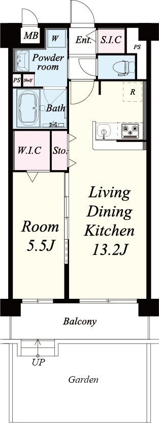 ザクシフ 間取り図