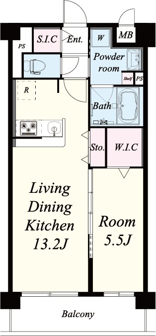 ザクシフ 間取り図