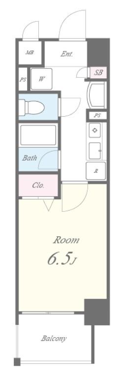 グランディールY.S. 間取り図