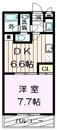 フジパレス式内町Ⅰ番館 間取り