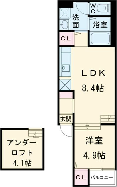 愛知県名古屋市北区清水５丁目 間取り