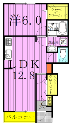 ブリーズＫ 101号室 間取り