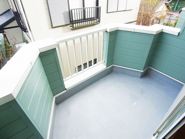 エヴァグリーンハイツ  ベランダ