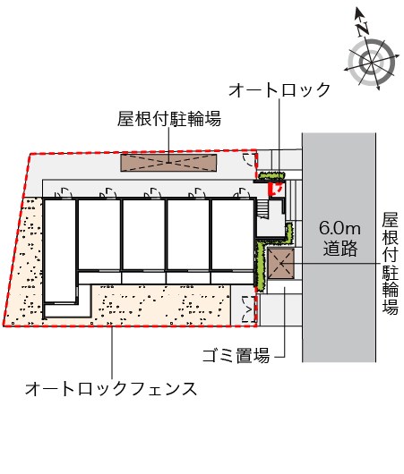 クレイノフロレゾン立川 セキュリティ