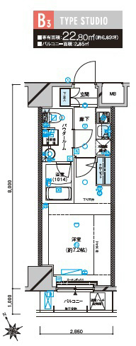 東京都立川市錦町１丁目 間取り