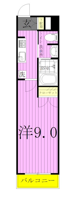 グランドルチェ1 202号室 間取り
