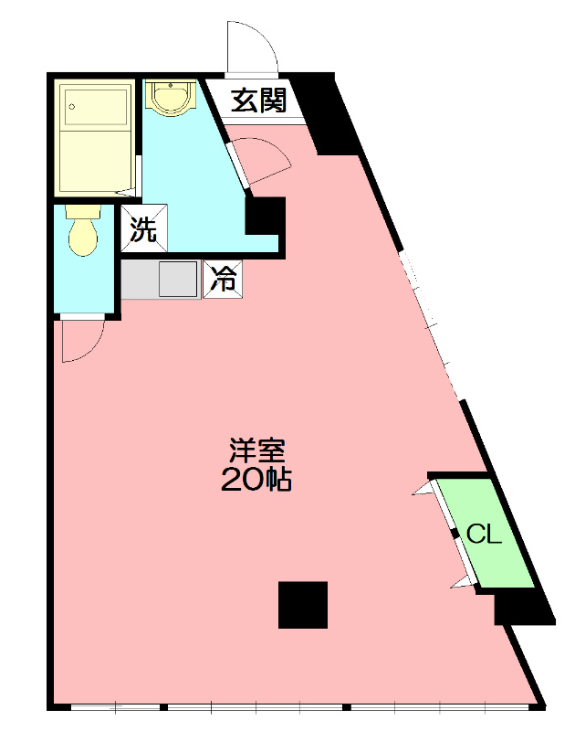 第28明智ビル 403号室 間取り