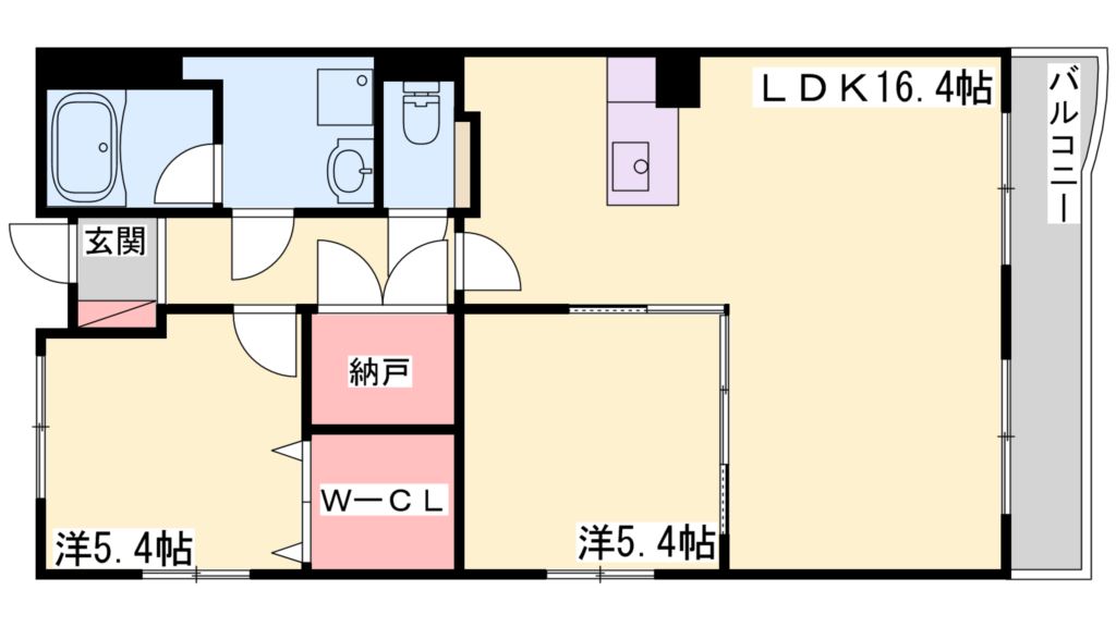 メゾン北町 間取り図