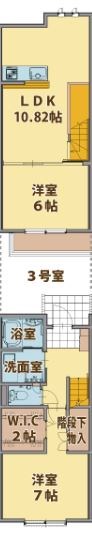 nico 003号室 間取り