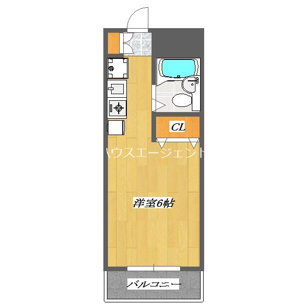 コーポみよし 203号室 間取り