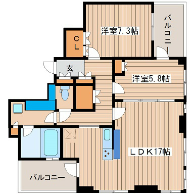 アーバンライフ御堂筋本町タワー 間取り
