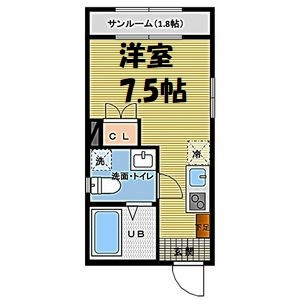 Casa Avenue TSURUMAI 間取り図