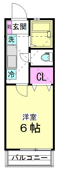 グランデリーベル  103号室 間取り
