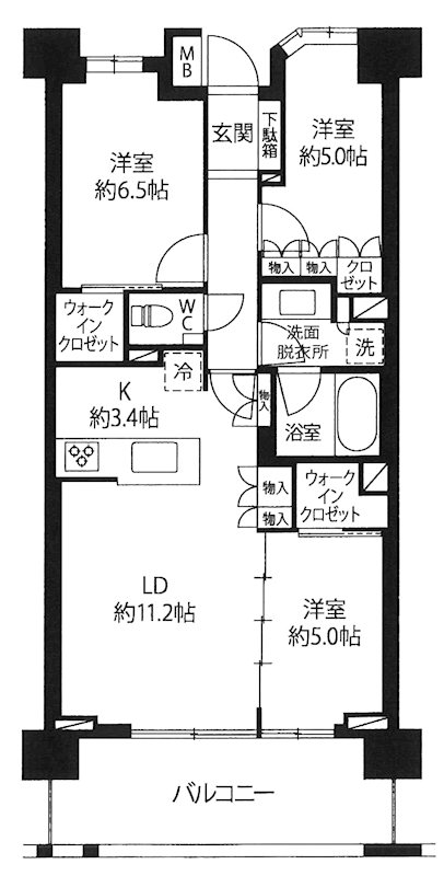 ルフォン常盤台ザ・レジデンス 間取り