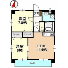 レオパール 3F号室 間取り