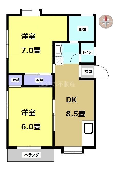 ソレアードIIDA Ⅰ 101号室 間取り