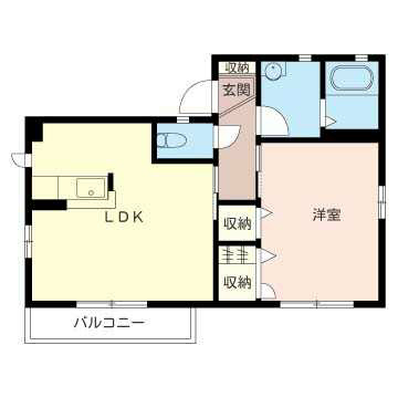 レオ・ハナⅡ  間取り