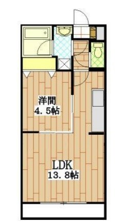 ラ・メゾンアンソレイユ 間取り図