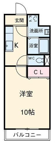 ForceⅠ 303号室 間取り