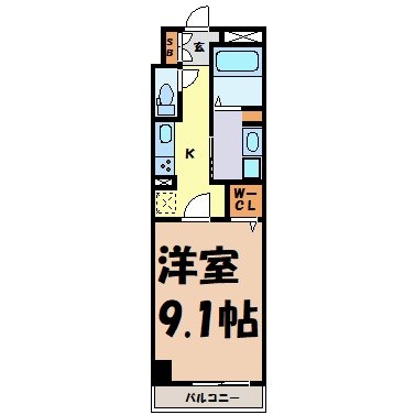 カスタリア新栄Ⅱ 間取り図