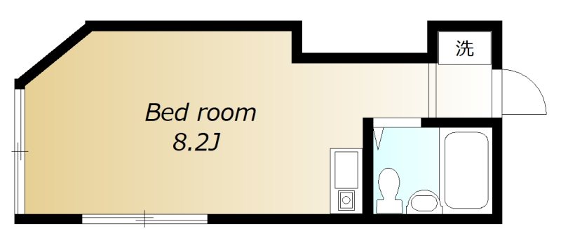 北町コーポ 間取り図