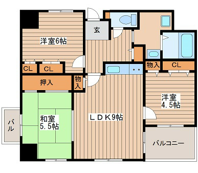 大阪府大阪市西区南堀江３丁目 間取り