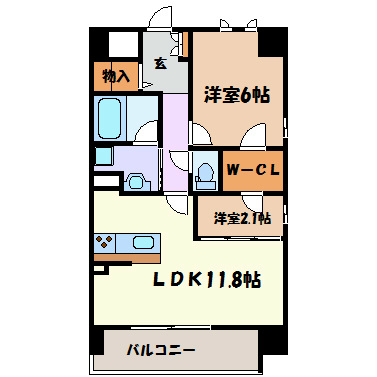 オランジュリー御器所 間取り図