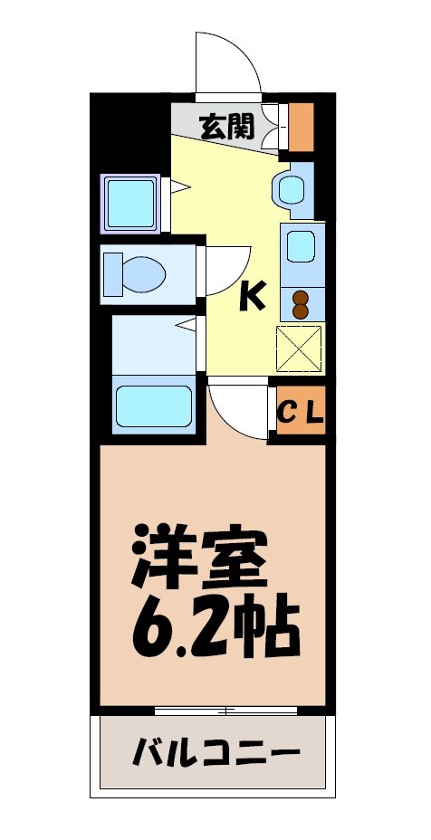 プレサンス名古屋駅前プラチナム 間取り図