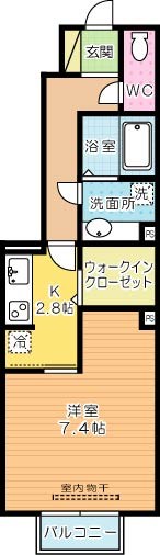 エスペランサ今町 106号室 間取り