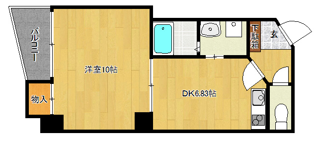 アクアコート北山 間取り