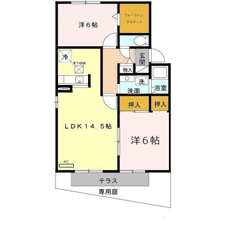 ローズダリス 間取り図