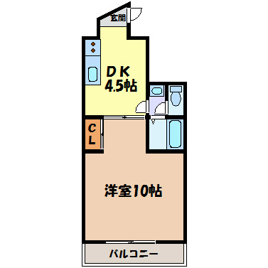 コンフォート山花 間取り図