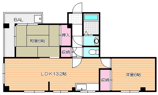 グレース入船 間取り図