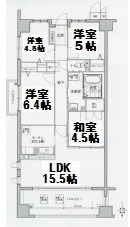 ソーラスフロント富船 間取り図