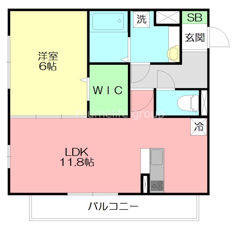 アネックス永野 301号室 間取り
