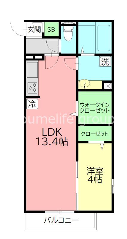 アネックス永野 203号室 間取り