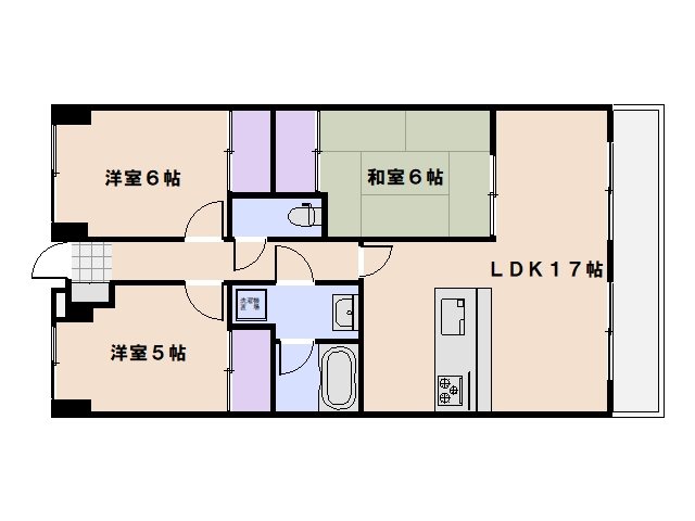 クレセント海老園 間取り