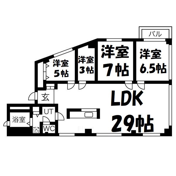 ハイウッド栄 間取り図