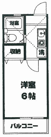 ラベンダー湘南Ⅲ 206号室 間取り