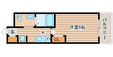 大阪府大阪市西区立売堀４丁目 間取り