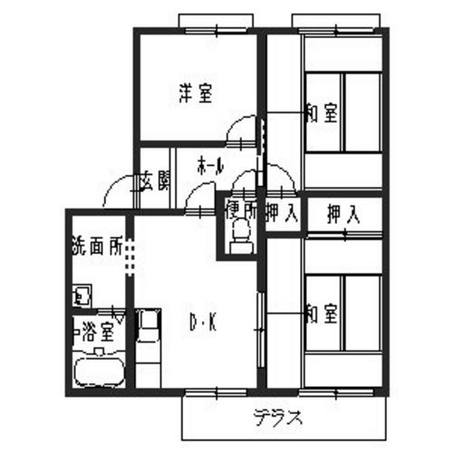 サンシティハイツ 間取り図