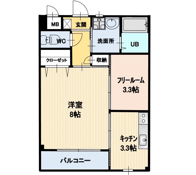 ＯＰａくりの木２ 間取り