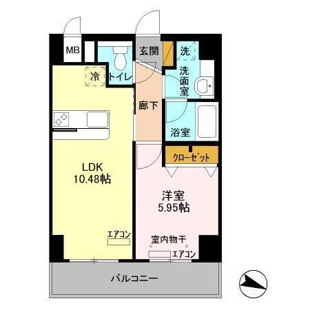 セレス稔台 203号室 間取り