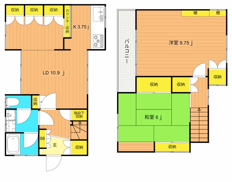 荏原６丁目(109-5-6) 間取り