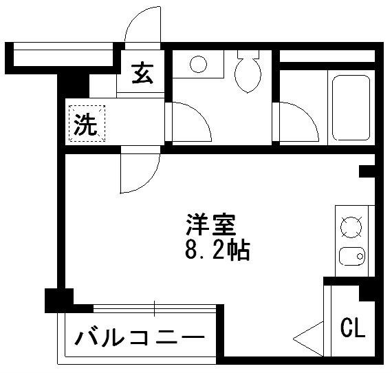 エトワルブラン星 301号室 間取り