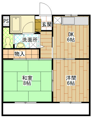 ルミエールⅡ 間取り図