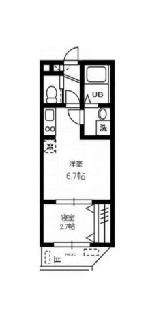 エスポワール柏 103号室 間取り